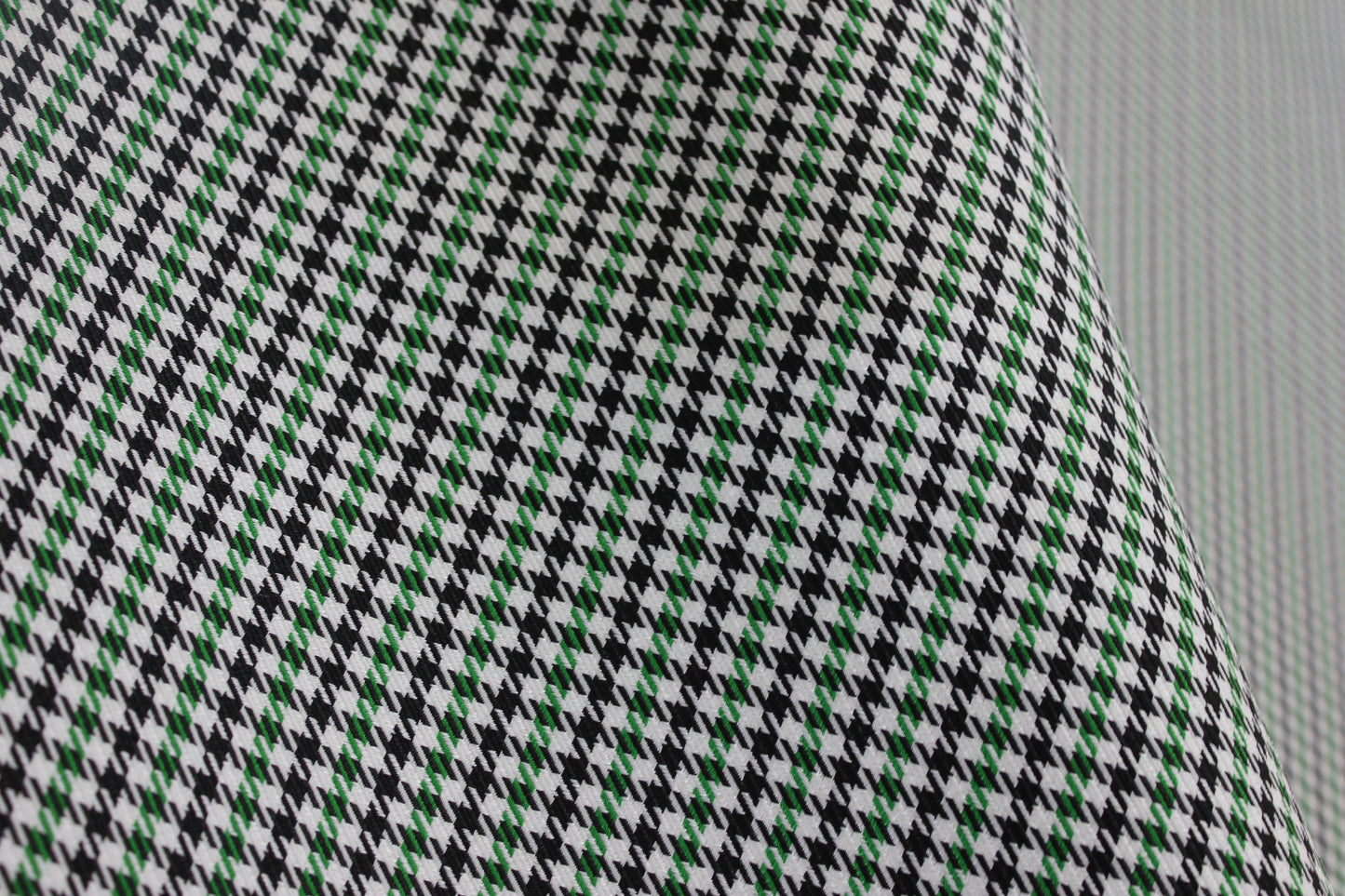 Pepita Houndstooth Car Seat Upholstery Fabric Porsche - Green Black White- BMW Seat, Interior, Automobile, Door Headliner 4mm Foam Backed Restoration 150CM 55"