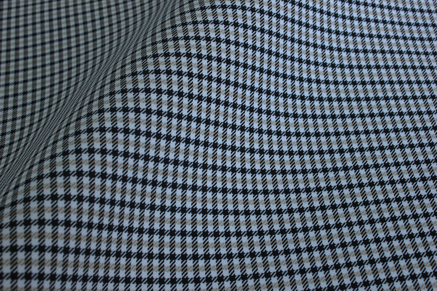 Pepita Beige Houndstooth Car Seat Upholstery Fabric Porsche - BMW Seat, Interior, Automobile, Door Headliner 4mm Foam Backed Restoration 150CM 55"