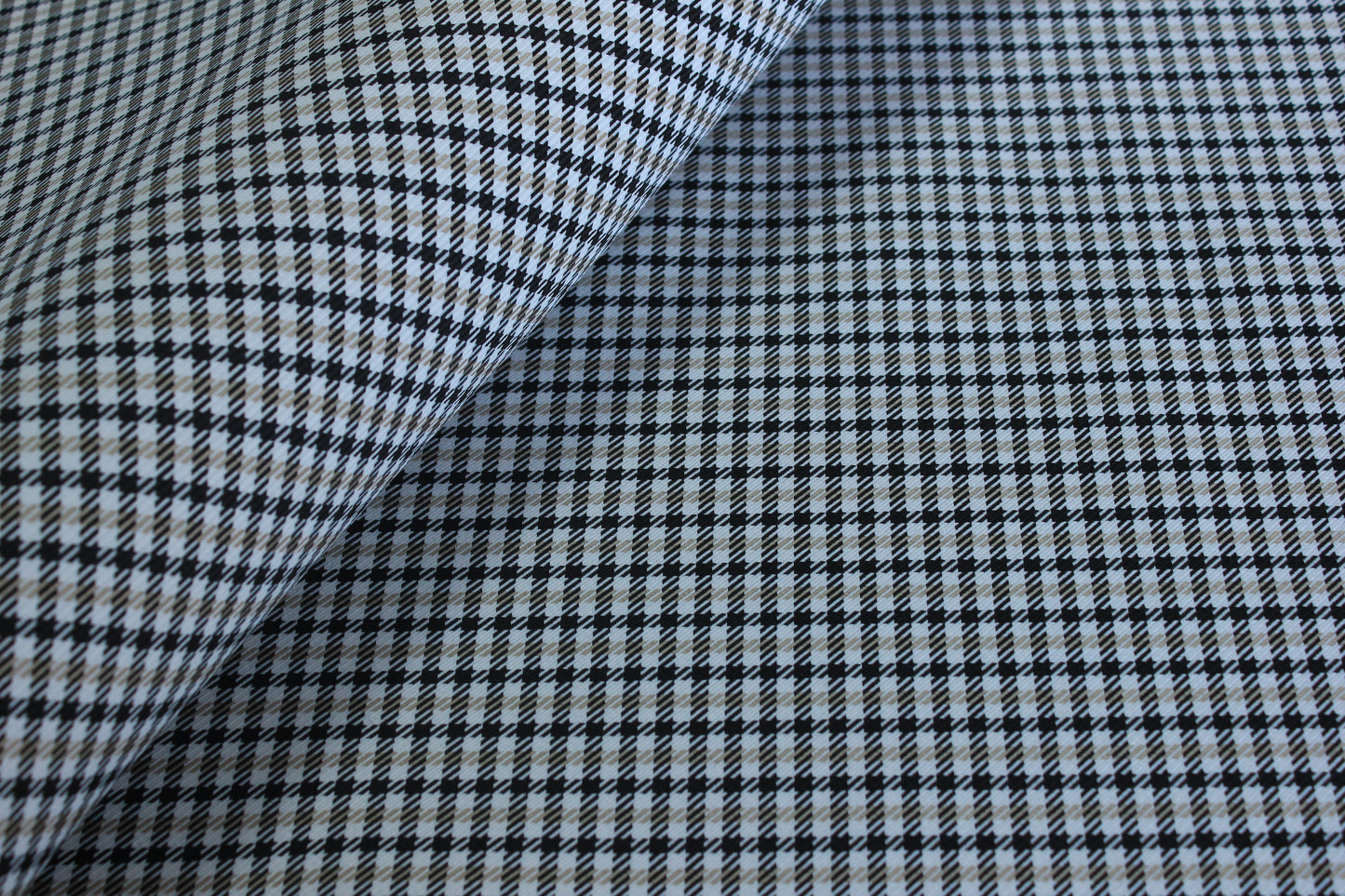 Pepita Beige Houndstooth Car Seat Upholstery Fabric Porsche - BMW Seat, Interior, Automobile, Door Headliner 4mm Foam Backed Restoration 150CM 55"