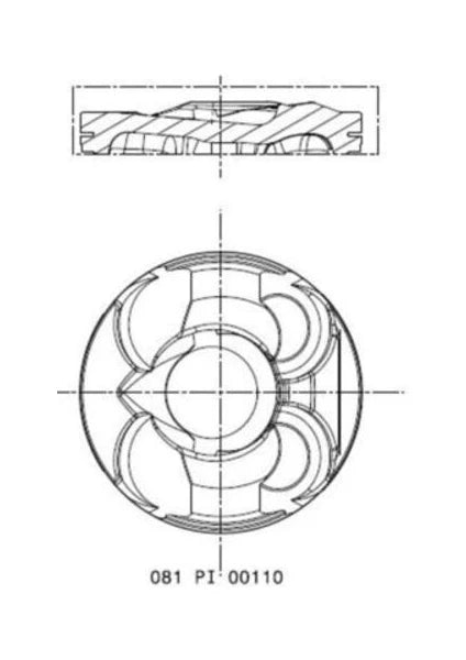 MAHLE Piston Ring Set (77.50mm) for BMW N13, Mini N18, Peugeot/Citroen EP6 Engines | OEM 11257601181, 0628W4