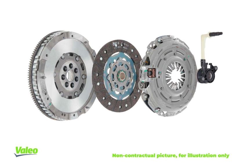Valeo 837456 Full Clutch Kit with Dual Mass Flywheel (DMF) - OE Quality Replacement