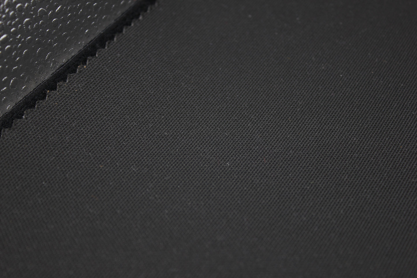 Black Automotive Interiors Fabric – High Elasticity and Durability (Width: 67" 170 cm) Foam & Felt Backed