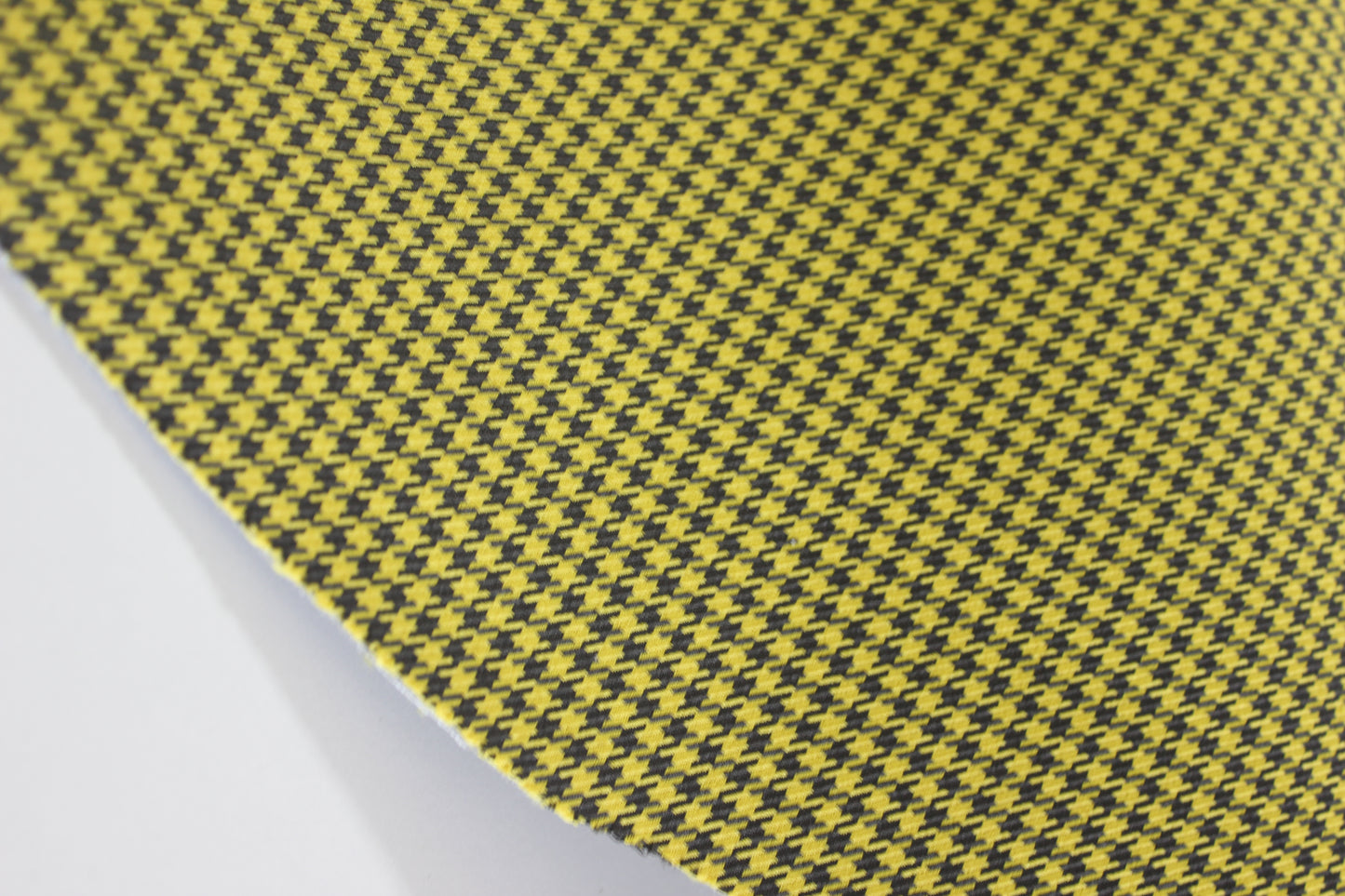 Pepita Houndstooth Car Seat Upholstery Fabric Porsche - Yellow Black - BMW Seat, Interior, Automobile, Door Headliner 4mm Foam Backed Restoration 150CM 55"