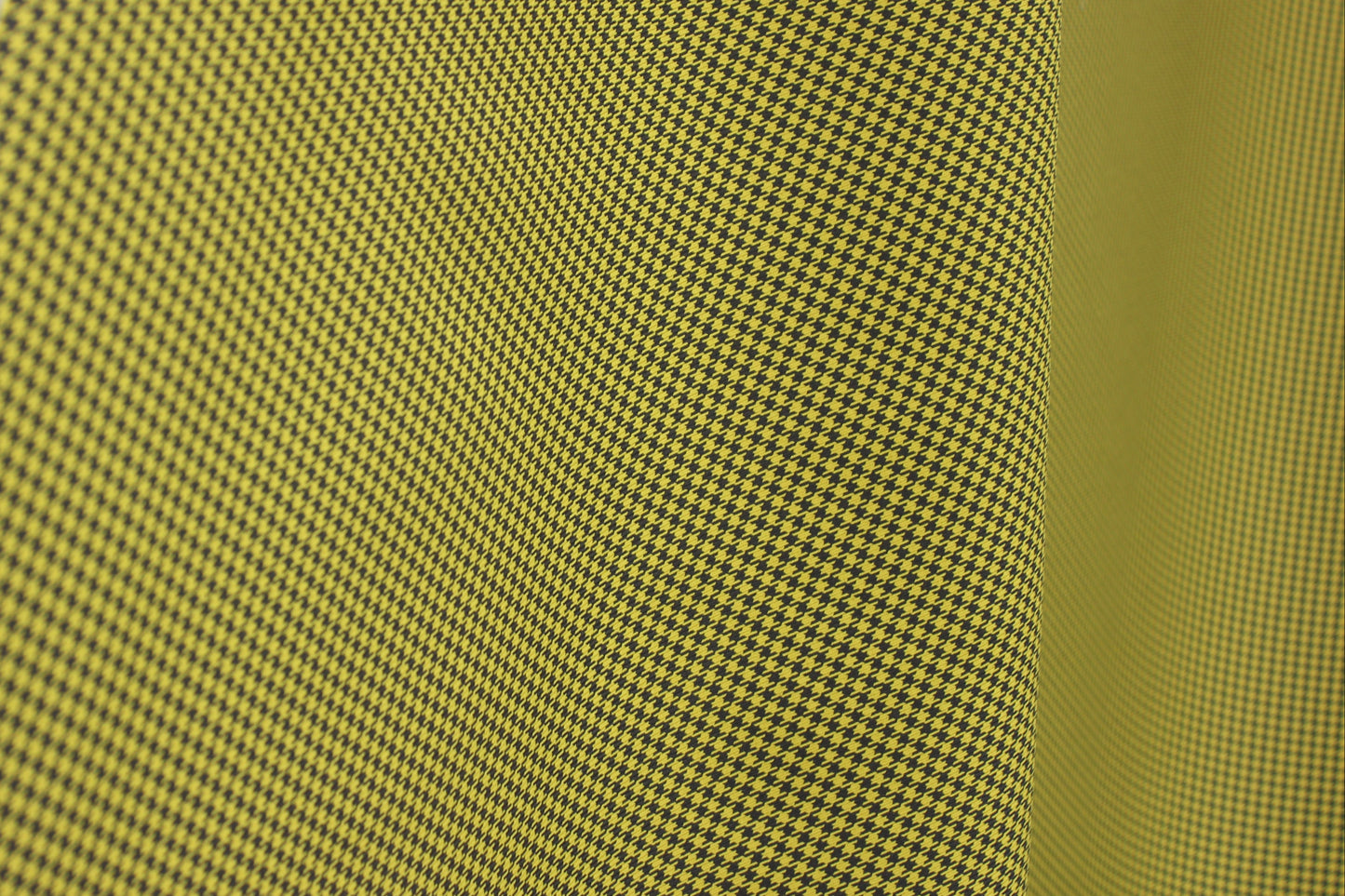 Pepita Houndstooth Car Seat Upholstery Fabric Porsche - Yellow Black - BMW Seat, Interior, Automobile, Door Headliner 4mm Foam Backed Restoration 150CM 55"