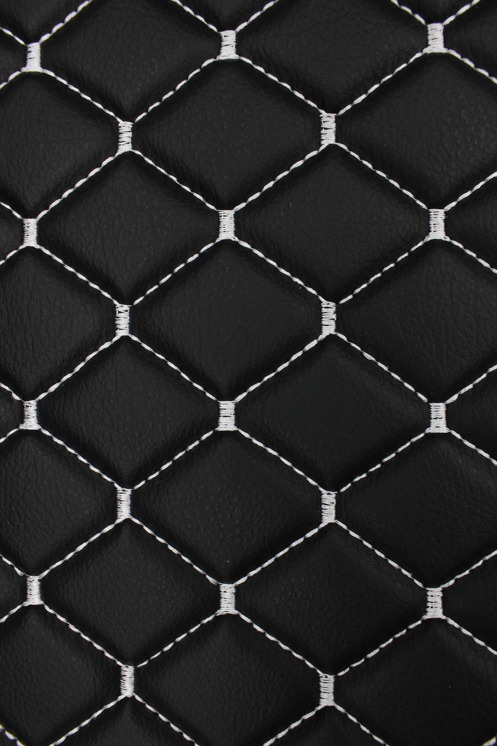 white-quilted-black-faux-leather-upholstery-fabric-diamond