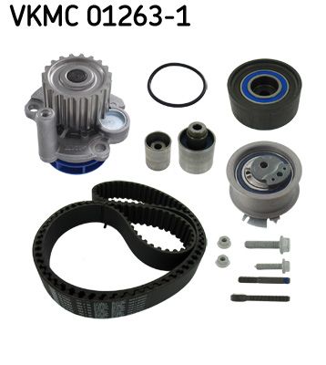 SKF Timing Belt Kit with Water Pump for VW & Audi 2.0 TDI Engines - Golf Passat Tiguan A3 A4 A6 | OEM 03L198119E