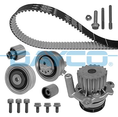 Dayco KTBWP7880 Timing Belt Kit with Water Pump for Audi, Seat, Škoda, and VW