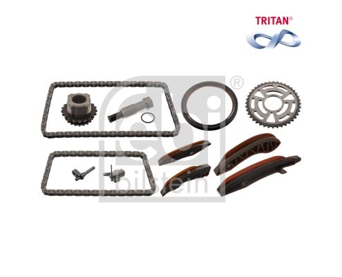 FEBI 102040 Timing Chain Kit (Upper & Lower) for BMW N47 Engines – Full Set – 11318576201